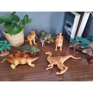 1990s 5-6" lot of PVC dinosaurs toy lot | vintage toys t Rex‎